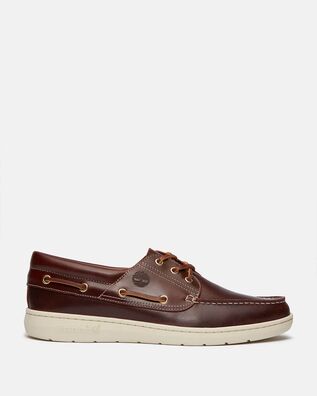 Timberland - Ανδρικά Flats Portofino Pier Boat Shoe Burgundy Full Grain