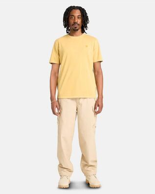 Timberland - Ανδρική Μπλούζα Dunstan River Garment Dye Short Sleeve Olivenite