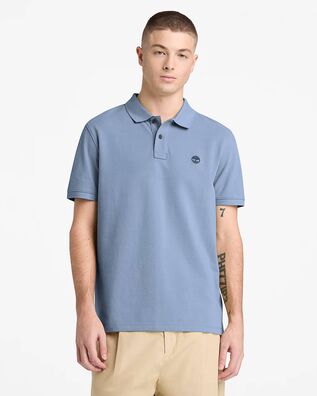 Timberland - Ανδρική Μπλούζα Millers River Pique Polo Stone Wash