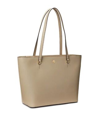 Ralph Lauren - Crosshatch Leather-Karly Shpper-Tte-Med  