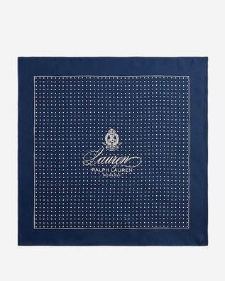 Ralph Lauren - Γυναικείο Φουλάρι Silk-Dot W Lg S Sqr