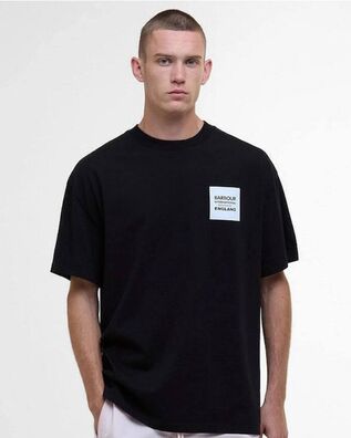 Ανδρική Κοντομάνικη Μπλούζα Barbour - B.Intl Micro Block Graphic Os