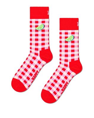 Happy Socks - Gingham Lime Sock