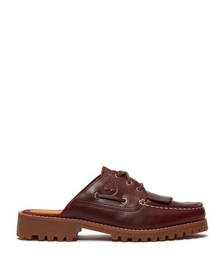 Timberland - Timberland Authentic Mule Shoe Burgundy Full Grain 