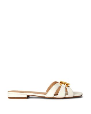 Ralph Lauren - Soft Nappa-Blaike Slide-Sn-Sli Slides