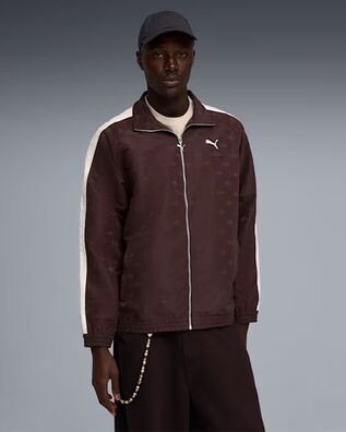 Puma - T7 Jacquarded Woven Relaxed Track Jacket  