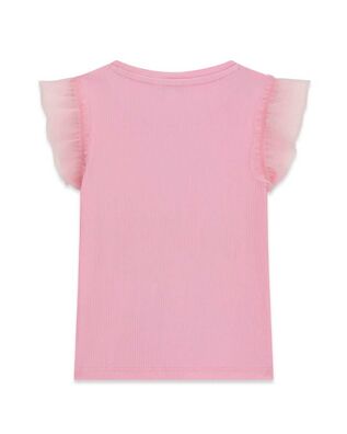 Guess - Rib Ss T-Shirt W/Mesh