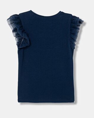 Guess - Ss T-Shirt W/Mesh Frill