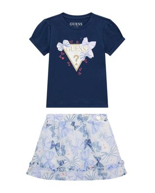 Guess - Set Ss T-Shirt + Chiffon Skirt