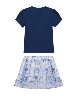 Guess - Set Ss T-Shirt + Chiffon Skirt