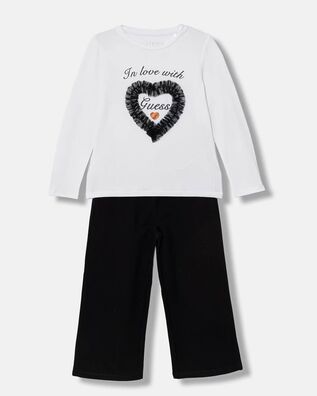 Guess - Set Ls T-Shirt+Pants_Ceremony