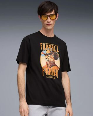 Puma - Graphic Cat Cowboy Relaxed Tee