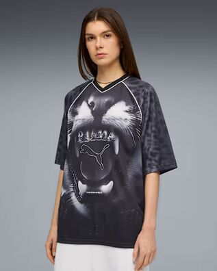 Puma - Street Glam Bedazzled Relaxed Graphic Jersey 