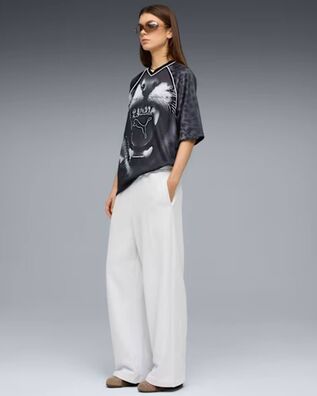 Puma - Street Glam Bedazzled Relaxed Graphic Jersey 