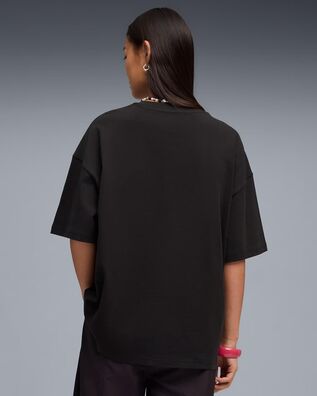 Puma - Street Glam Oversized Bedazzled Graphic Tee