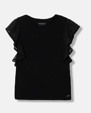 Guess - Ss T-Shirt W/Chiffon 