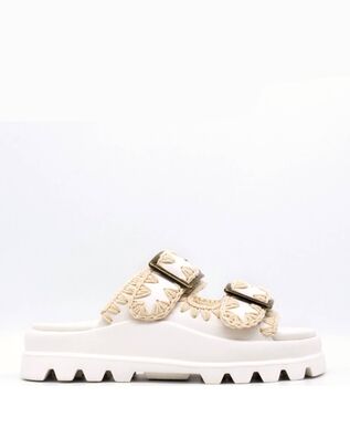 Mou - Eva One-Piece Slide Two-Buckles 