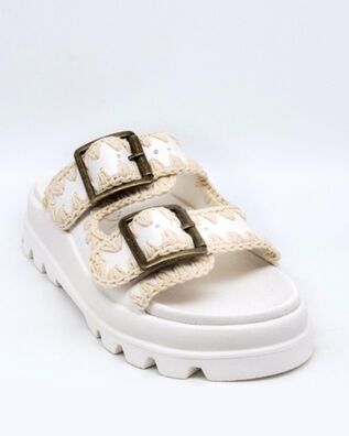 Mou - Eva One-Piece Slide Two-Buckles 