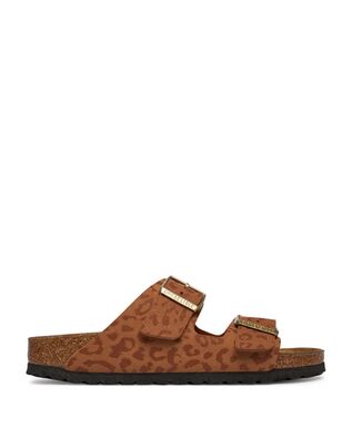 Birkenstock - Synthetics Arizona Syn Leo Pecan 35 - 43 Narrow Seasonal