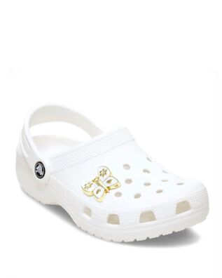 Crocs - Gold Pearlized Butterfly
