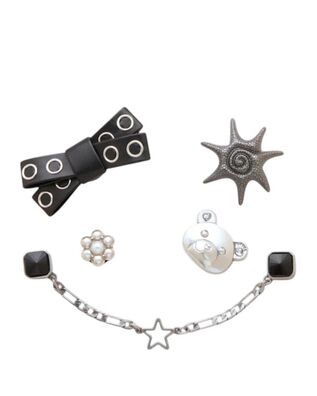 Crocs - Silver Cutie Punk 5 Pack