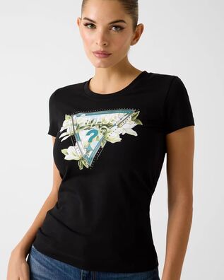 Guess - Ss Cn Camelia Triangle Tee