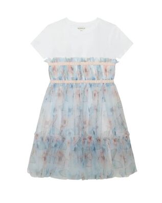 Guess - Mixed Fabric Ss Dress 