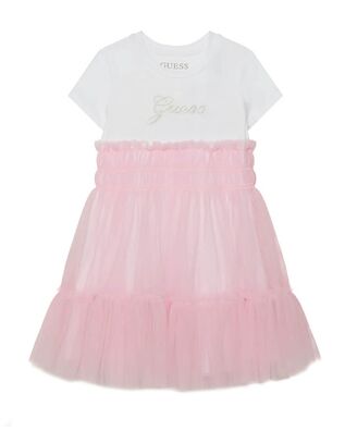 Guess - Mixed Fabric Ss Dress  