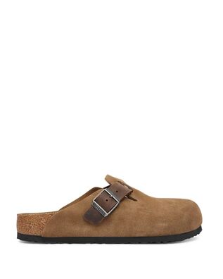 Birkenstock - Leather Boston Leve/Leoi Dark Tea 39 - 50 Regular Seasonal