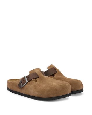 Birkenstock - Leather Boston Leve/Leoi Dark Tea 39 - 50 Regular Seasonal
