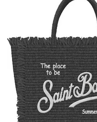 Mc2 Saint Barth - Vanity Mini Straw N-Small Bag With Strap