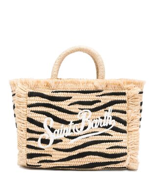 Mc2 Saint Barth - Vanity Mini Straw N-Small Bag With Strap