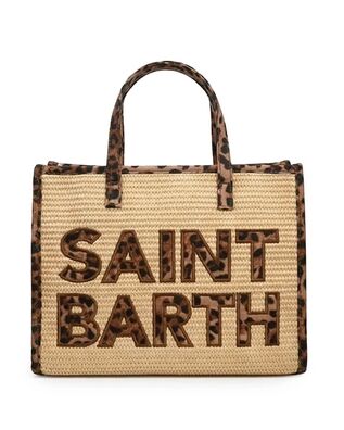 Mc2 Saint Barth - Vivian Mid Straw-Handbag With Strap