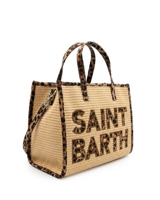 Mc2 Saint Barth - Vivian Mid Straw-Handbag With Strap