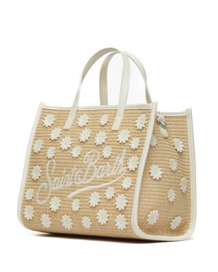Mc2 Saint Barth - Vivian Mid Straw-Handbag With Strap