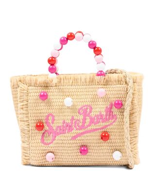 Mc2 Saint Barth - Vanity Mini Straw N-Small Bag With Strap