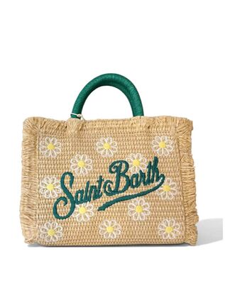 Mc2 Saint Barth - Vanity Mini Straw N-Small Bag With Strap