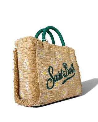 Mc2 Saint Barth - Vanity Mini Straw N-Small Bag With Strap