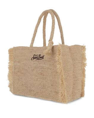 Mc2 Saint Barth - Vanity Raffia Fringes-Shoulder Bag