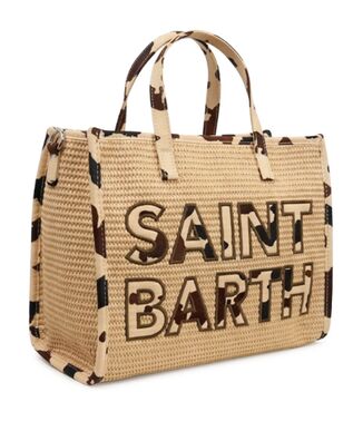Mc2 Saint Barth - Vivian Mid Straw-Handbag With Strap