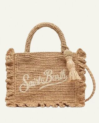 Mc2 Saint Barth - Raffia Volant Mini-Bag
