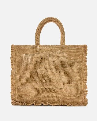 Mc2 Saint Barth - Raffia Volant Mid-Bag