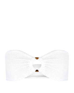 Mc2 Saint Barth - Yulia W-Crinkle Bandeau Top With Central Loop 