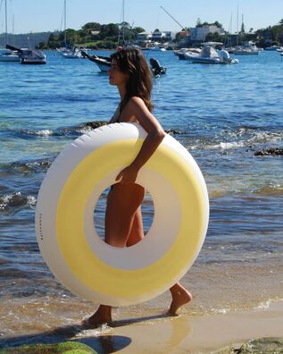 Sunnylife - Tube Pool Ring Butter