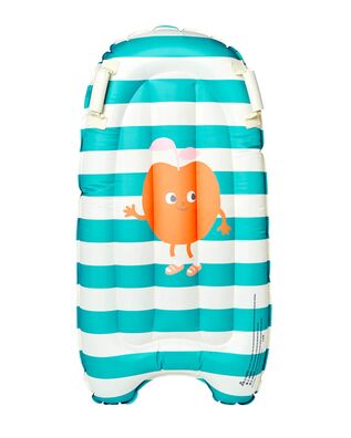 Sunnylife - Kids Surf Mat Poppy the Peach Green Stripe