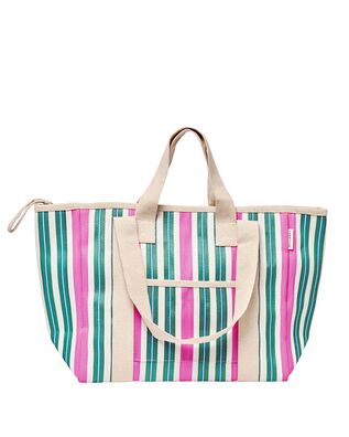 Sunnylife - Recycled Nylon Cooler Tote Seagrass Green Multi 