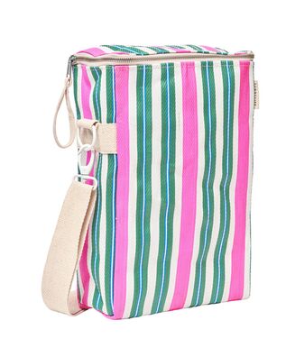 Sunnylife - Recycled Nylon Drinks Cooler Bag Seagrass Green Multi