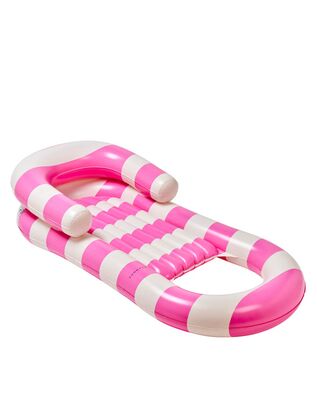 Sunnylife - Laze &amp; Lounge Pool Party Magenta Stripe