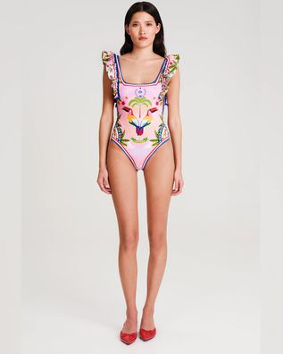 Peace And Chaos - Pink Lemonade Swimsuit