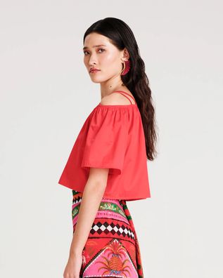 Peace And Chaos - Hibiscus Crop Top